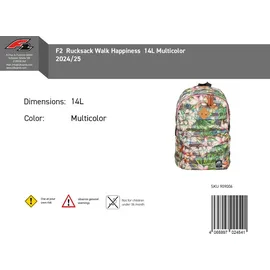 F2 Rucksack Walk Happiness 14L Multicolor 2024/25