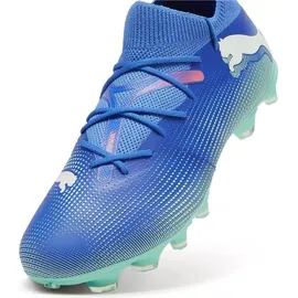 Puma Future 7 Match Herren Bluemazing-Puma White-Electric Peppermint 45