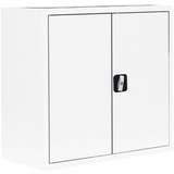 ClassiX Stahlschrank X-530307 signalweiß 80,0 x 38,0 x 75,0 cm, aufgebaut