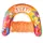 Legami - Aufblasbarer Stuhl, Luftmatratze für Pool, Meer, Schwimmhängematte, Pool Chair, Tropicana Dream, bis zu 90 kg, 110 x 98 cm