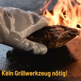 Moesta Grillhandschuhe XXL Silikon grau