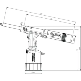 Gesipa Magazinniet-Setzgerät TAURUS 2 Speed Rivet