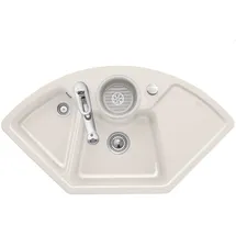 Villeroy & Boch Solo Eck Crema + Excenterbetätigung + Lochbohrungen