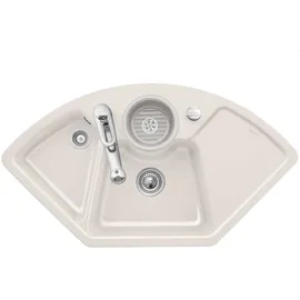 Villeroy & Boch Solo Eck Crema + Excenterbetätigung + Lochbohrungen