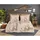 Muller Textil Wendebettwäsche Floral Beige 135 x 200 cm + 80 x 80 cm