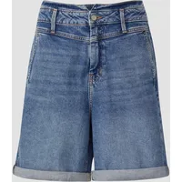 S.Oliver Bermuda-Jeans/Relaxed Fit/High Rise/Barrel Leg blau 46