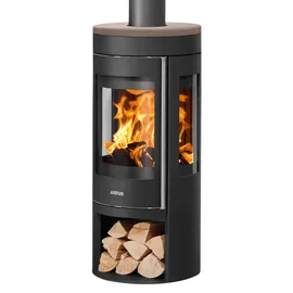 Justus Mino Trios 2.0 Stahl schwarz/Abdeckplatte Keramik grappa
