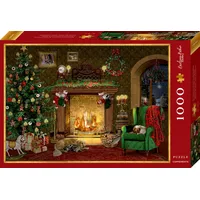 Coppenrath Verlag Puzzle - Weihnachtliches Kaminzimmer