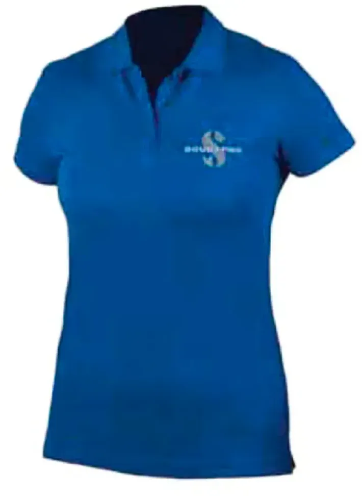 Scubapro Sea Kurzarm-poloshirt - Blue - L