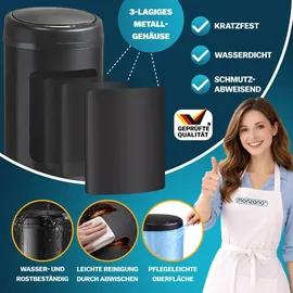 monzana Mülleimer 30 l Schwarz