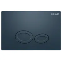 Creavit Drop WC Betätigungsplatte 2-Mengen-Spülung Basalt matt