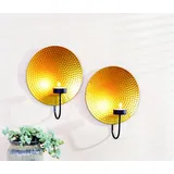 Gravidus 2er Wandkerzenhalter Teelichthalter Deko