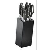 Rösle Messerblock RÖSLE CUISINE (BHT 13x38x17,50 cm) - schwarz