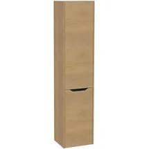Vitra Integra Square Hochschrank 40 x 35 x 180 cm Eiche Gold Glas/Holz/Metall/MDF