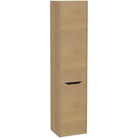 Vitra Integra Square Hochschrank 40 x 35 x 180 cm Eiche Gold Glas/Holz/Metall/MDF