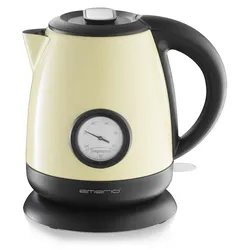 Emerio WK-109795.2, 1 l, 2000 W, Beige, Schwarz, Drahtlos