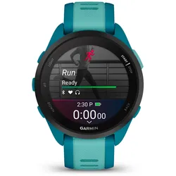 Smartwatch GARMIN "Forerunner 165 Music", türkis, blau, Smartwatches