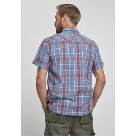 Brandit Textil Roadstar Kurzarmhemd Red / Blue L