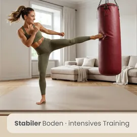 Eyepower Fitnessmatte 2er Set - 90x90cm Bodenschutzmatte Gym Matte Puzzlematte