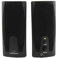 Esperanza GIOCOSO Multimedia Stereo PC Lautsprecher Computer Boxen mit AUX-Eingang und Lautstärkenregulierung