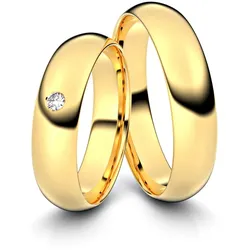 Trauringe Ingolstadt 585er Gelbgold - 7954