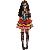 Rubies Rubie's 2810622L Day of the Dead Seniora, Kostüm für Erwachsene, L Halloween