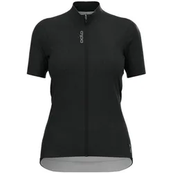 Odlo T-shirt s/u Collar Short Sleeve Full Zip Zeroweig black (15000) XL