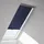 VELUX Rollo Grau, 4161 Y65, GGU,Haltekrallen,Manuell,VELUX