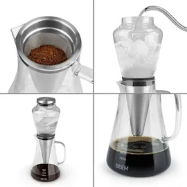 BEEM Cold Drip Kaffeebereiter 0,5 l Silber/Transparent