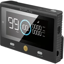 Ecoflow DELTAProRC, Tragbare Power Station, Eingebautes Display, Schwarz
