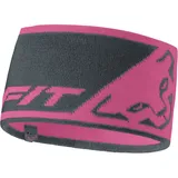 Dynafit Leopard Logo Stirnband - Dark Pink/Grey