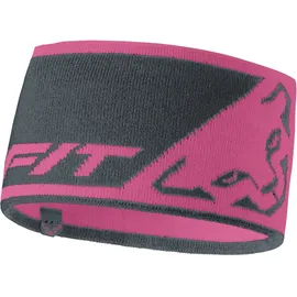 Dynafit Leopard Logo Stirnband - Dark Pink/Grey