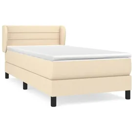 vidaXL Boxspringbett 100 x 200 cm Creme