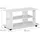 Relaxdays TV Board Lowboard 45x80x40 cm Weiß Kunststoff/Nylon/Holzwerkstoff
