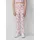 s.Oliver Gerippte Leggings mit Flared Leg und All-over-Print - pink - 116