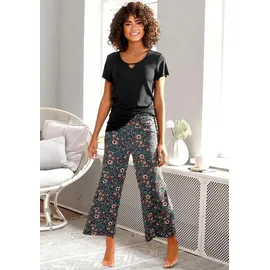 s.Oliver Pyjamaoberteil Schwarz 32/34