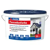 Baufan Fassadenfarbe STANDARD 10 l Weiß Kunstharz-Dispersionsfarbe