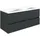 Möbel Boss Waschtisch Baabe 120 x 56 x 47 cm Grau/Graphit Matt