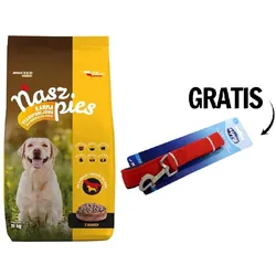 Unser Hund Hundefutter mit Geflügel 15kg + Hundeleine GRATIS!