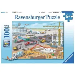 RAVENSBURGER 10624 Kinderpuzzle Baustelle am Flughafen