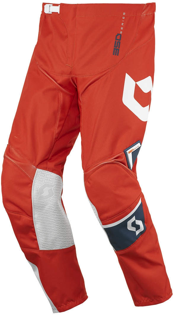 Scott 350 Dirt Kinderen Motocross broek, rood-blauw, 26