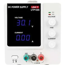 UNI-T UTP1305 DC Labornetzteil, linear, 1 Kanal, LED-Doppelanzeige, CV CC Modus, 32V, 5A,