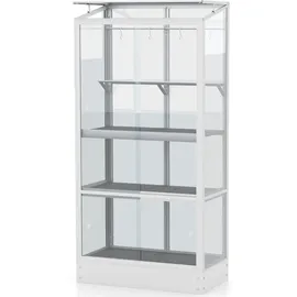 Vitavia Zusatzregal für Balkongewächshaus 79 x 40 cm silber