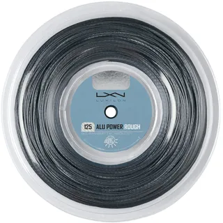 Luxilon Alu Power Rough silber, 220 m Tennisrollen Saite - Silver - 125 mm, WRZ990200 Saitenset Alu Grau