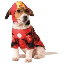 Rubie ́s Hundekostüm Iron Man Hundekostüm, Tierisch gut drauf: Superheldenkostüm für den Hund rot XL