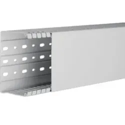 Hager HA780120 Verdrahtungskanal halogenfrei HA7 80x120mm lichtgrau.Verdrahtungskanal bestehend aus Unterteil mit Seitenstanzung. Stege mittels  - 2 Meter
