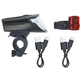 Prophete Fahrrad LED Akku-Beleuchtungsset – 70 Lux Scheinwerfer