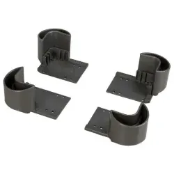 VERMOP Stoßschutz-Set 1656606 , 1 Set = 4 Stück, Farbe: anthrazit