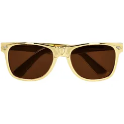Disco Partybrille in Gold - OS
