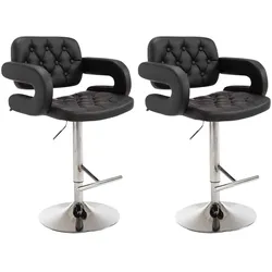 CLP 2er Set Barhocker Dublin schwarz